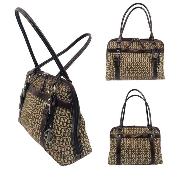 Giani Bernini Dome Buckle Handles Satchel Shoulder Bag Vintage Y2K - Picture 14 of 14